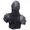 Buste de chevalier squelette en armure  (19cm)