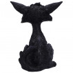 Figurine chat noir dbile (20cm)