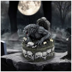 Figurine loup garou mergent d'une tombe  (12cm)