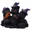 Figurine reprentant 5 chatons magiciens (18cm) (A PESER)