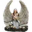 Grande figurine femme Ange prisonnire  genoux 