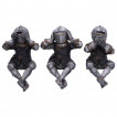 Lot de 3 figurines de Chevaliers Gardiens d'tagres (11cm)