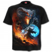 T-shirt enfant ado  duel de Mage et Dragon infernal