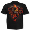 T-shirt enfant ado  duel de Mage et Dragon infernal