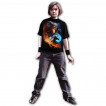 T-shirt enfant ado  duel de Mage et Dragon infernal