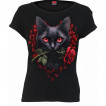 T-shirt femme gothique un amour de chat