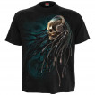 T-shirt homme  crane avec dreadlocks et casque audio