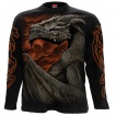 T-shirt homme manches longues  Dragon Majestueux