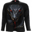 T-shirt homme  manches longues Serpent Basilic menaant