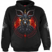 Sweat capuche homme BAPHOMET sur son trone