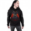 Sweat capuche homme BAPHOMET sur son trone