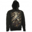 Sweat-shirt gothique homme  effet dchir sur cage thoracique avec 666