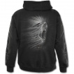 Sweat-shirt gothique homme  zip imitation vampire dchirant le vtement