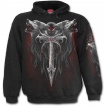 Sweat-shirt homme gothique avec couple de loups et Ankh