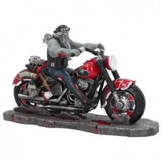 Achat Figurine style biker à motard zombie sur sa moto - James Ryman (20cm)  pas cher