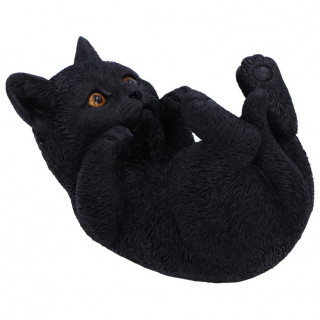 Figurine / Support smartphone chat noir (12,5cm)