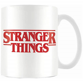 Mug Tasse blanc  logo rouge STRANGER THINGS (Licence officielle)