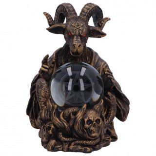 Lampe gothique Orbuculum du Baphomet (16cm)