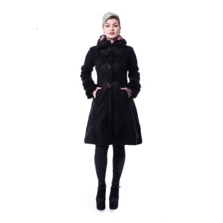manteau noir femme chaud