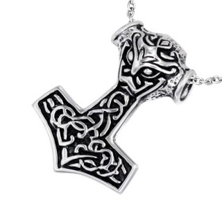 Pendentif gothique marteau celtic dmoniaque