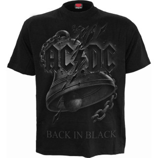 T-shirt homme AC/DC - BACK IN BLACK TORN (licence officielle)