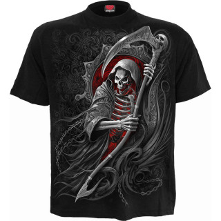 T-shirt homme gothique La Mort traversant le portail