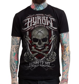 T-shirt homme HYRAW modle "BORN DEAD"